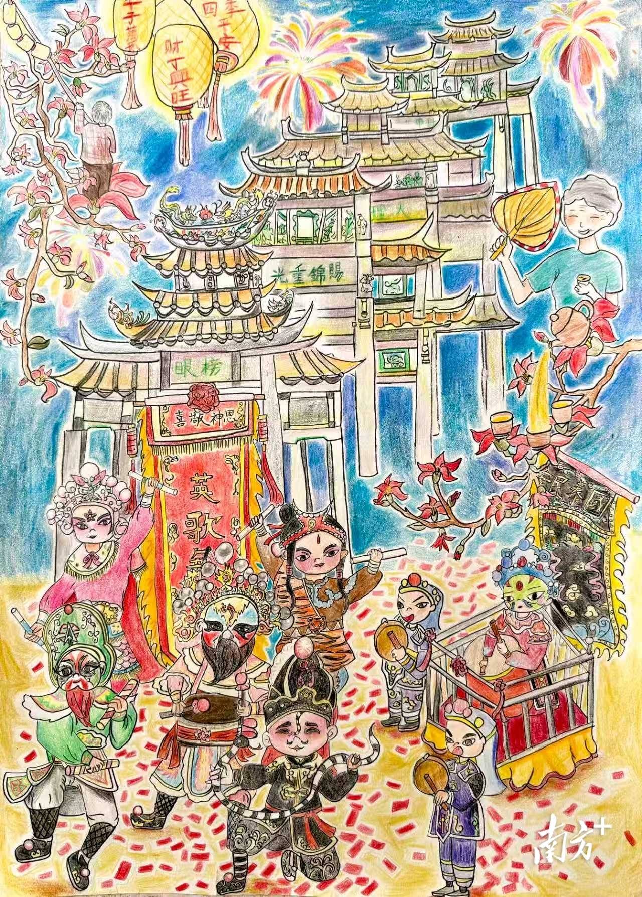 平均年龄不到14岁!这场画展,看少儿笔下的潮州有多惊艳