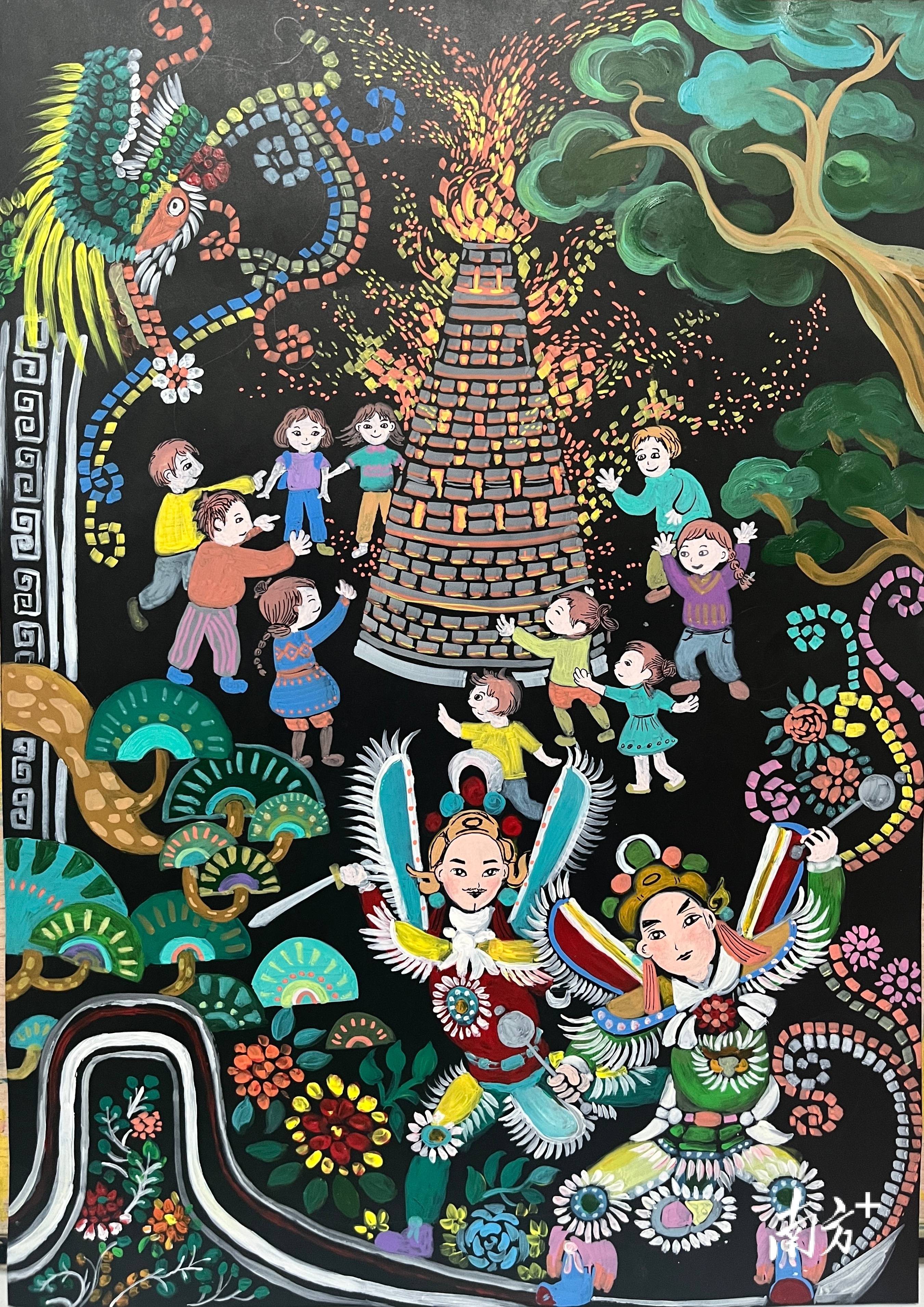平均年龄不到14岁!这场画展,看少儿笔下的潮州有多惊艳